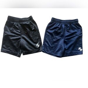 Children’s Place Toddler Black and Navy Gym Shorts Bundle | 2T